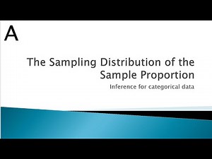 Sampling Distribution of the Sample Proportion: Application