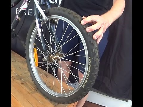 Put front wheel back on the bike