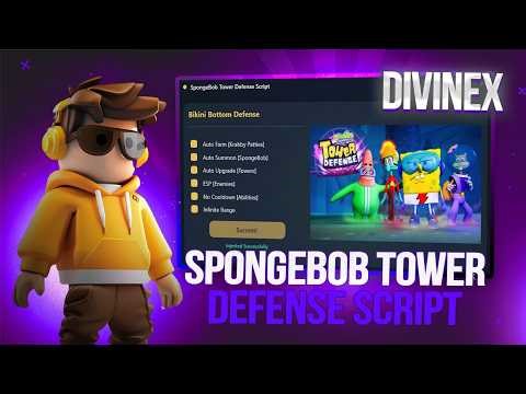 SpongeBob Tower Defense Script (PASTEBIN 2026)(AUTO UGRADE, AUTO SKIP, AUTO NEXT GAME ios/android/pc
