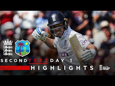 Ollie Pope Scores 121! | Highlights - England v West Indies Day 1 | Rothesay Test 2024