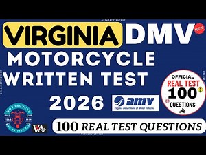 DMV Motorcycle Written Test 2026 | Virginia DMV Motorcycle Written Test 2026 | dmv motorcycle test