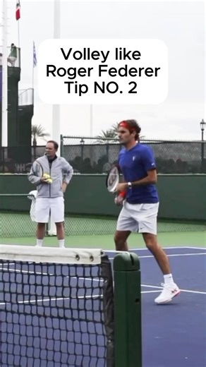 6.8K views · 121 reactions | Learn to volley like ROGER FEDERER Tip No. 2  #Volley #reels #tennis | Online Tennis Instruction | Facebook