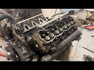 7.3 idi turbo diesel tear down and head stud install