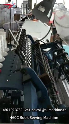 460C Automatic Book Binding Sewing Machine Program Control Thread Machine For Exercise Book Notebook