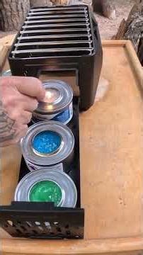 VESTA STOVE & HEATER #shorts #diy #campping #bushcraftcamping