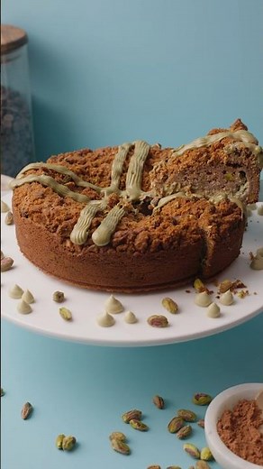 You have to make pistachio coffee cake! #recipe #baking #cakes
