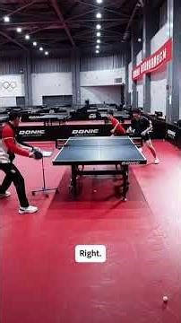 Zhang Jike Coaching Doubles Training #tabletennis #pingpong