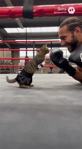 🥊😂 Cat vs. Human Boxing Match! | Funniest Training Session Ever!
