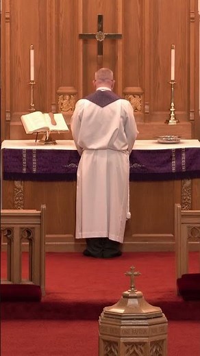 The Lord's Prayer & closing benediction, March 18, 2026, with Rev. Warner, Immanuel Lutheran Church