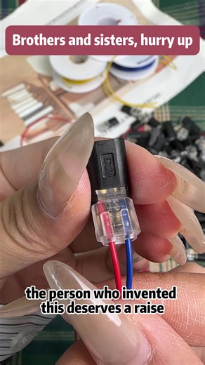 Waterproof Two-Wire Connector for Easy Electrical Connections