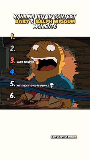 Ranking Best Bart & Ralph Moments #simpsons #homersimpson #ralphwiggum #bartsimpson #clips #viral