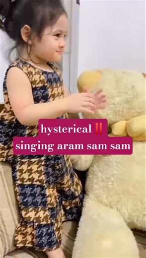 hysterical‼️singing aram sam sam #cutebaby #singing #shortsvideo