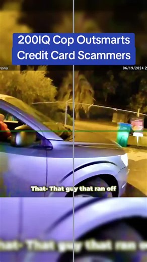 200IQ Cop Outsmarts Credit Card Scammers#cops #copsoftiktok