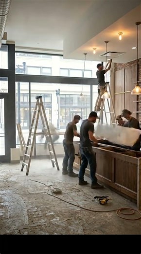 Building a Modern Cafe: Before & After 🏗️