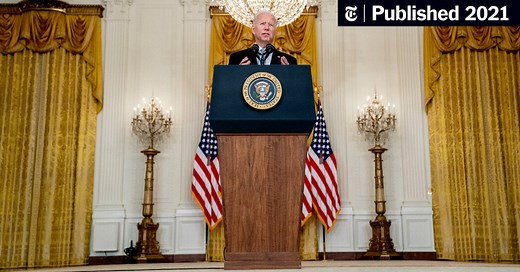 Read the Full Transcript of President Biden’s Remarks on Afghanistan