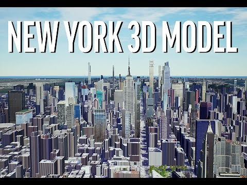New York City 3D Model Work in Progress
