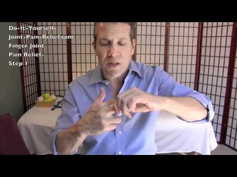 Finger Joint Pain Relief - Step 1