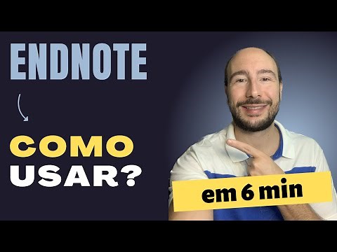 Tutorial de como utilizar o EndNote X7 (gerenciador de referências bibliográficas)