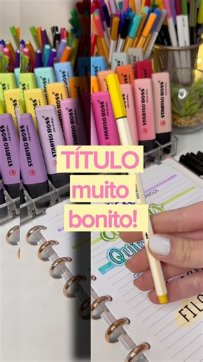 ⚠️⭐️ TÍTULOS FACEIS E BONITOS | Ideias de Titulo para Caderno #titulos #caderno #cadernoorganizado