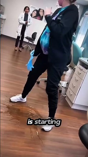 Her Water Broke… And Labor Started 😳