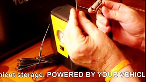 ABN Portable Air Compressor Tire Inflator Pump, DC 12V 100 PSI (7 BAR) for Car, RV, ATV, On Road and Off Road Vehicle