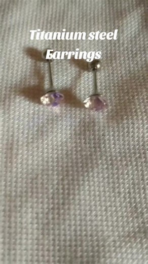 Titanium steel earrings so elegant and so affordable 💓