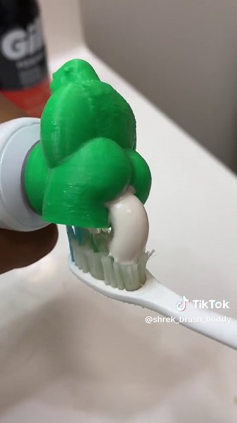 Shrek Brush Buddy on TikTok