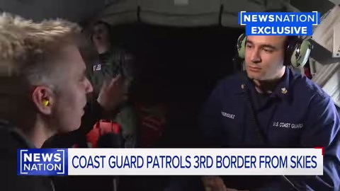 75K views · 1K reactions | Under President Donald J. Trump and Secretary Kristi Noem, the U.S. Coast Guard is defending our third border: the American coastline. The brave men and women of the U.S. Coast Guard are patrolling the skies and seas searching for illegal aliens and smugglers trying to enter the country. | Department of Homeland Security | Facebook