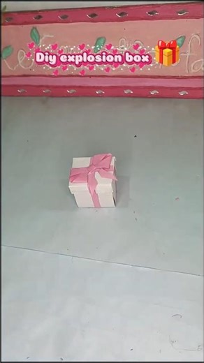 day 22-365 / part -2 explosion box ideas ❣️❤️/ valentine's day gift ideas 😱🌸 #thecreationfactoryy