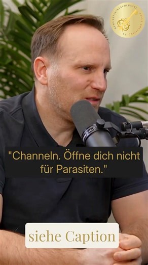 Channeln Öffne dich nicht für Parasiten