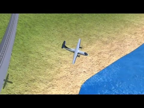 Pan Brazilian World Airways Flight 1874 - Crash Animation