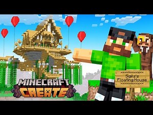 Building a NEW SECRET BASE in Minecraft Create