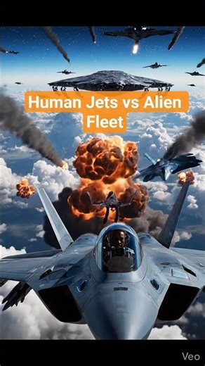 Human Jets vs Alien Fleet 👽🔥 Epic Aerial Dogfight | Cinematic 4K Action