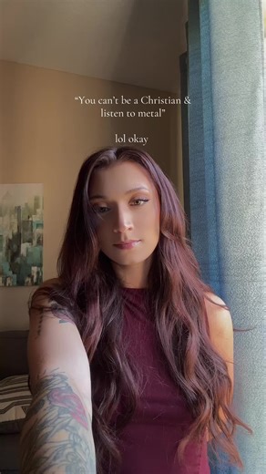 this statement couldn’t be more wrong, there’s plenty of amazing Christian metal. Dare I say some even better than worship songs you hear in church 👀