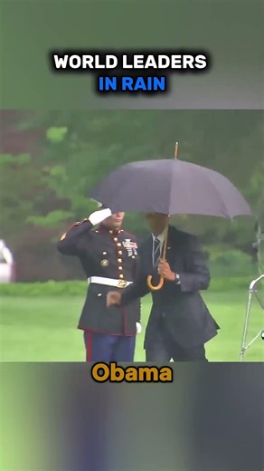 World Leaders Under Umbrellas… But Putin Stands in the Rain #sigma #putin