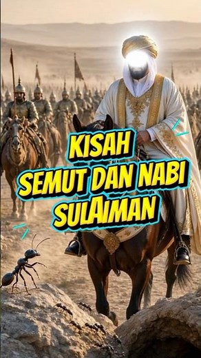 nabi sulaiman dan semut !!! #kisahislami #nabisulaiman #ceritaislam #mukjizat