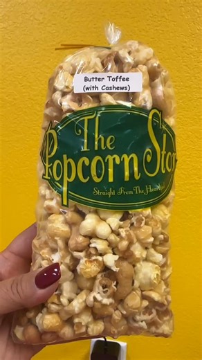 Butter toffee with cashews Popcorn has debuted in Elk Grove. This popcorn was a Rocklin Store exclusive. It’s extra delicious! A must try. Come grab yours today.#popcorn #thepopcornstore #supportlocal #exploreelkgrove #yelpsacramento #elkgrovefoodie #visitelkgrove #buttertoffee #cashew #thebest | The Popcorn Store