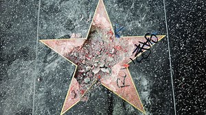 Trump's Hollywood Walk of Fame star vandalized