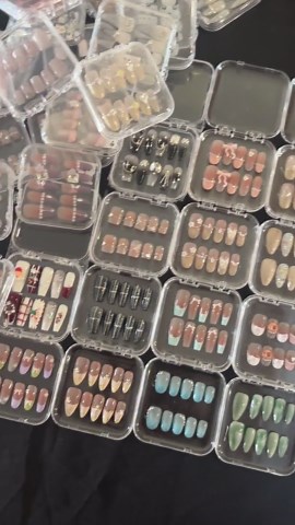 Large Size Mystery Press on Nails Box – for Wide Nail Beds - Etsy