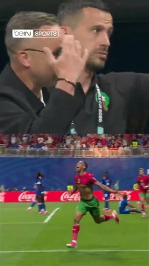 🟨 Coach Mohamed Wahbi saves Soufiane Rahimi from a yellow card!