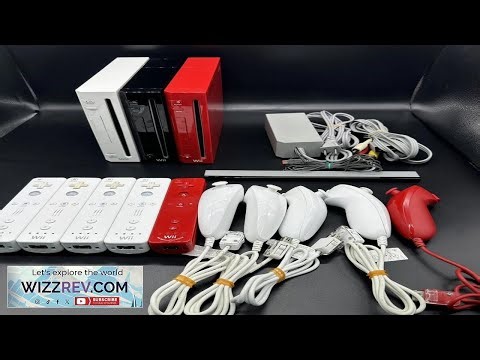 Nintendo Wii Console Region Free GameCube RVL 001 Used Select Bundle Authentic