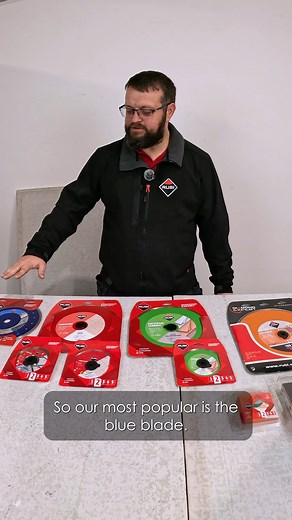 6.6K views · 59 reactions | Not sure what blade is best for your project? We colour-code all of our blades to make it easier to choose the correct blade for the materials you will be cutting!  #rubitools #rubiuk #rubiblades #cuttingblades #tilingtools #tilersuk | RUBI UK & Ireland | Facebook