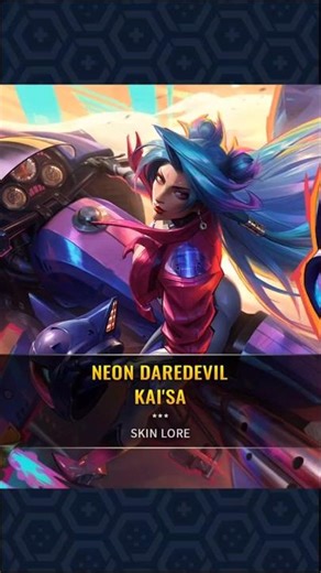 Neon Daredevil Kai'Sa – Skin Lore || League of Legends: Wild Rift