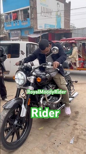 During Ride New Royal Enfield Super Meteor 650 Astral Black