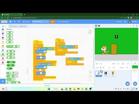 how to make a interactable door in scratch