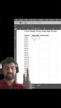 I Created 20 Invoices Using JUST ONE Excel Formula 🤯