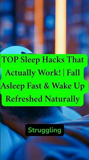 TOP Sleep Hacks That Actually Work! | Fall Asleep Fast & Wake Up Refreshed Naturally