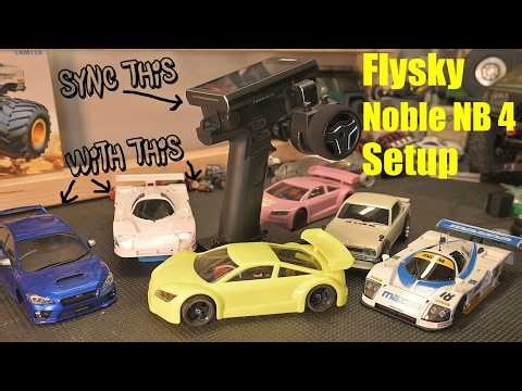 FlySky Noble NB4 Kyosho Mini Z Setup