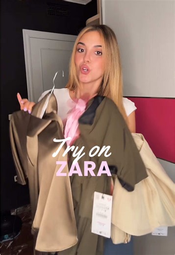 try on zara💖🛍️ #zarahaul #zarawoman #tryon #novedades #looks