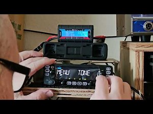 Icom IC-2730 set up first use.